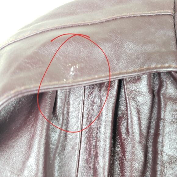 Remy | Leather Fashions Maroon Jacket, size 44 - Picture 5 of 8